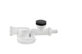 Универсальный Слив для ванны без перелива цвет ЧЕРНЫЙ